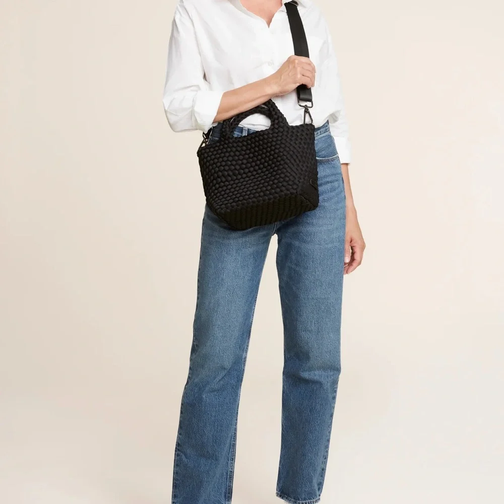 NWOT Naghedi St. Barths Small Tote in Black (Onyx) - Picture 6 of 6